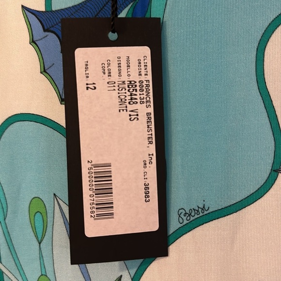 NWT Women’s Averardo Bessi Italian Made Floral Print Dressss Size 12 - Picture 7 of 11